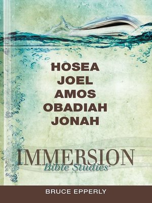 cover image of Immersion Bible Studies